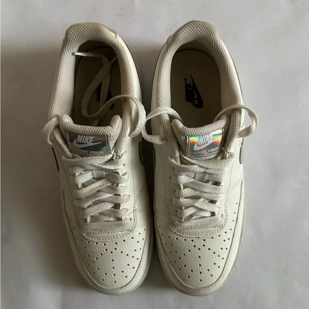 Nike Women’s Court Vision White Sneakers